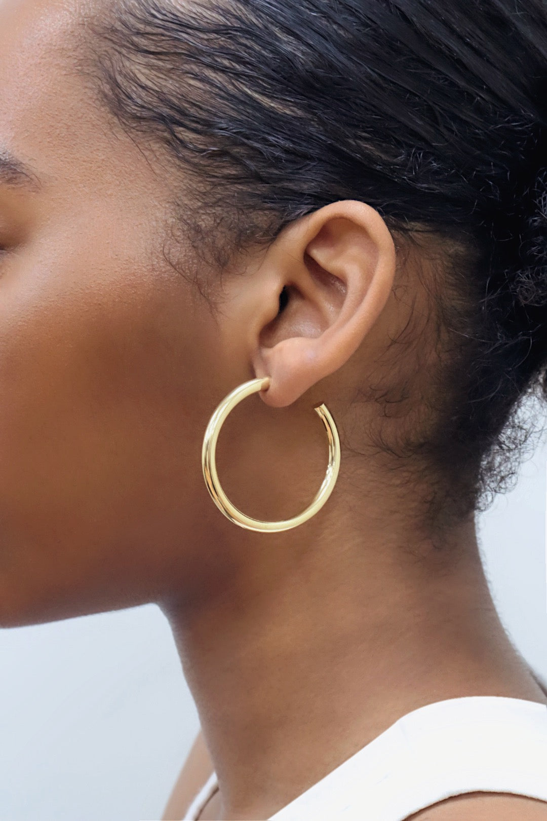 The Gold Sofia Hoops