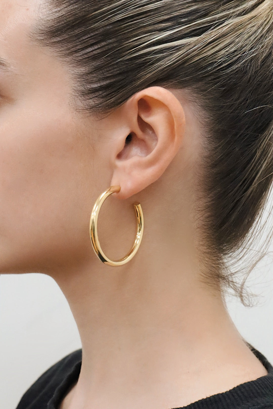 The Gold Sofia Hoops