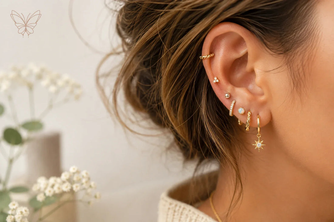 The Complete Guide to Ear Stacking: How to Mix, Match & Style Earrings