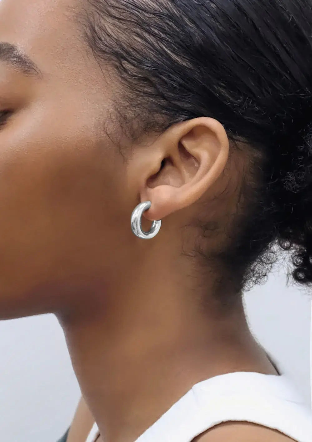 Mini Maddie Hoops — Gold & Silver