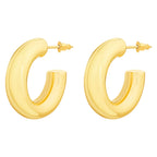 Mini Maddie Hoops — Gold & Silver
