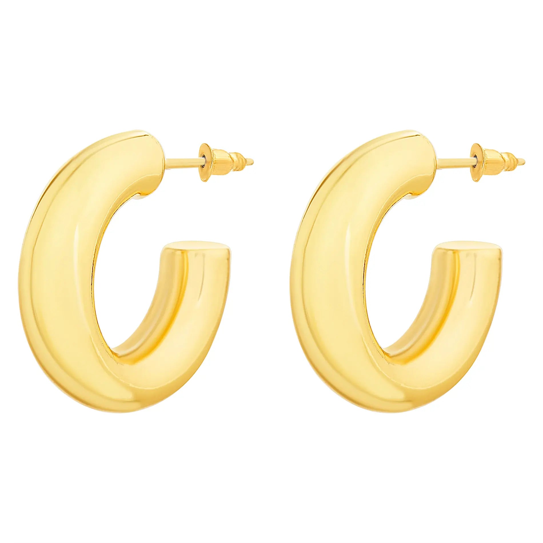 Mini Maddie Hoops — Gold & Silver