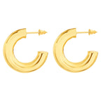 Mini Maddie Hoops — Gold & Silver