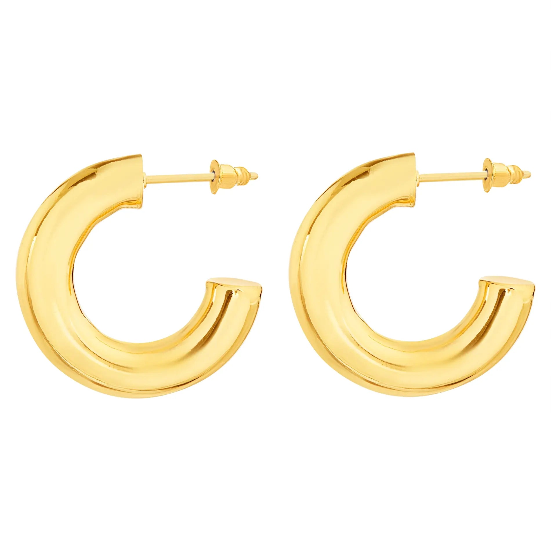 Mini Maddie Hoops — Gold & Silver