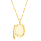 18K Gold Plated Locket Necklace