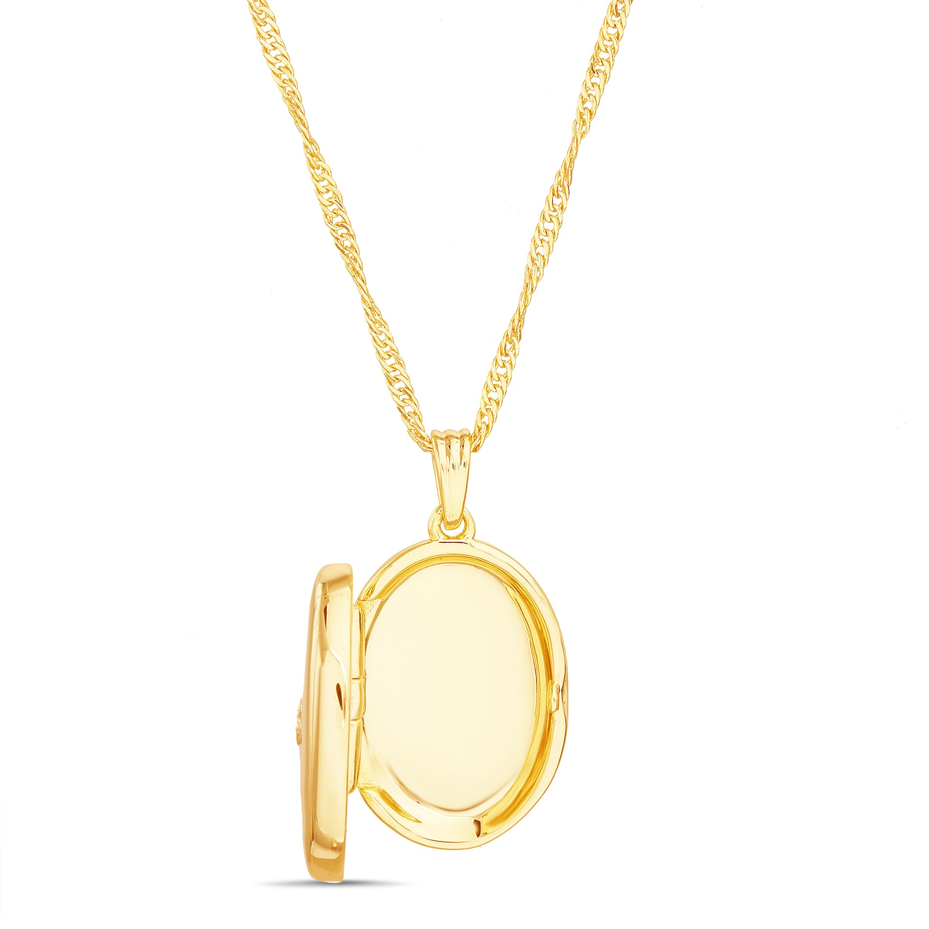 18K Gold Plated Locket Necklace