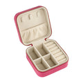 Pink travel jewelry case