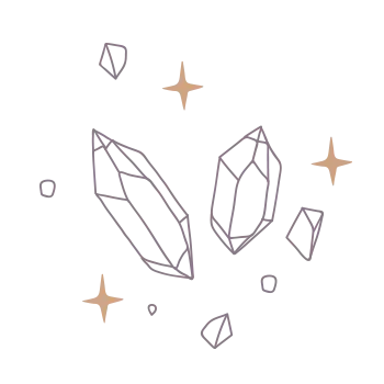 crystal earings idea